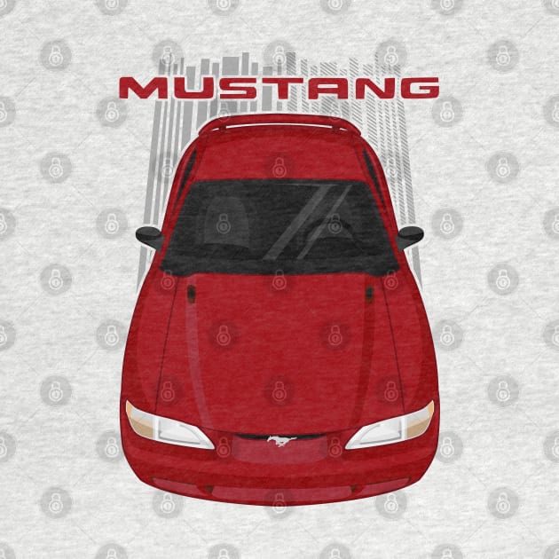 Mustang GT 1994 to 1998 SN95 - Laser Red by V8social